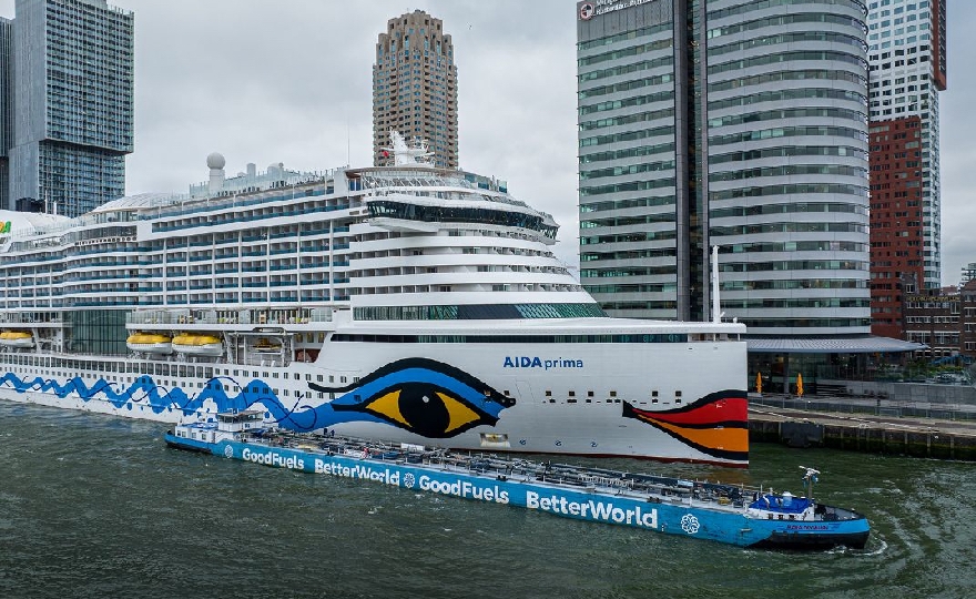 AIDA Cruises vessel bunkered with GoodFuels' sustainable biofuels
